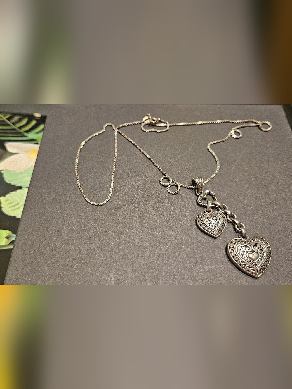 Sterling Silver Heart Pendant Necklace - Silver Womens Jewelry
